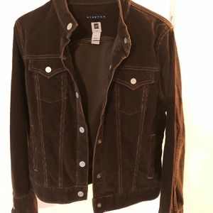 Gap stretch brown corduroy jacket